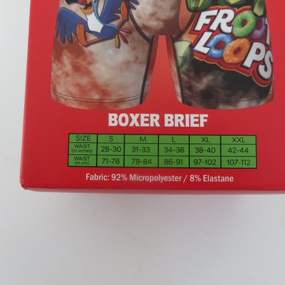 (#N) SWAG Kellogg's Retro Froot Loops Boxer Brief Underwear Red Men’s - Picture 6 of 9